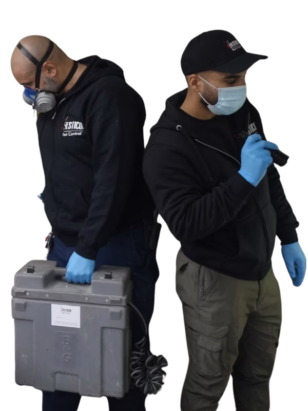 Two licensed Pesticon pest control technicians in Vancouver