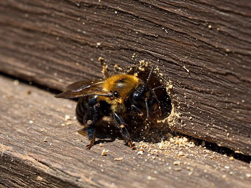 Carpenter bee control in Burnaby